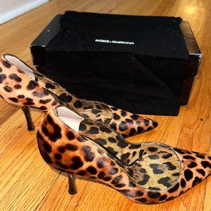 Dolce & Gabbana Cheetah Pointy Heels